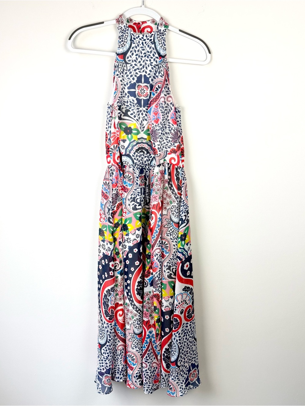 NWT Boden High Neck Pattern Printed Maxi Dress - Picture 2 of 7